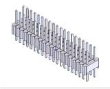 KP3-XXFXXX090S1XX - Pin Header Pitch=1.27mm Dual Row Straight Angle Type - Kendu Technology Co., Ltd.