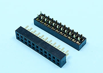 LPCB127DSG X1.8-2xXX - 1.27mm Female Header H:2.0 W:3.0 DIP:1.8  Straight Dual Row - LAI HENG TECHNOLOGY LTD.